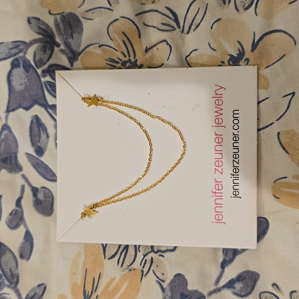 Clearance Jennifer Zeuner Jewelry Star Gold Plated Necklace